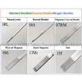 Professional 316L Medical Stainless Steel Tattoo Needle Pre-Sterilized with E. O.